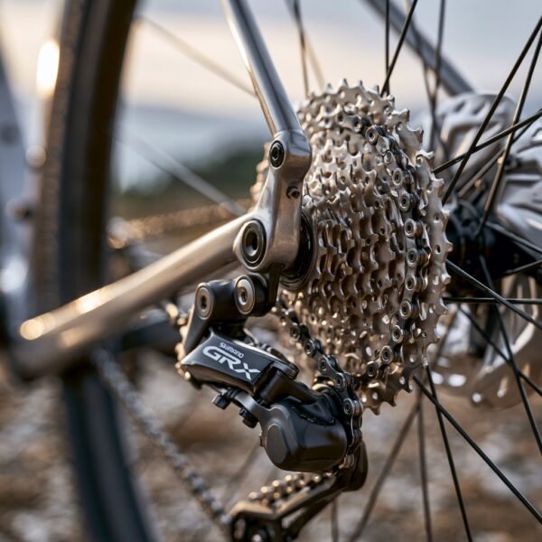 Cube Nuroad Pro Gravel Bike – Shimano GRX 2x10, Aluminium-Rahmen, Schwalbe G-One (Metal/Black)