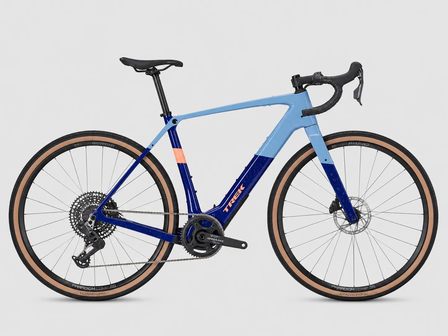 Trek Checkpoint+ SL 6 AXS – E-Gravel Bike mit TQ HPR60 Motor (50 Nm), SRAM GX Eagle AXS Transmission & OCLV 500 Carbon