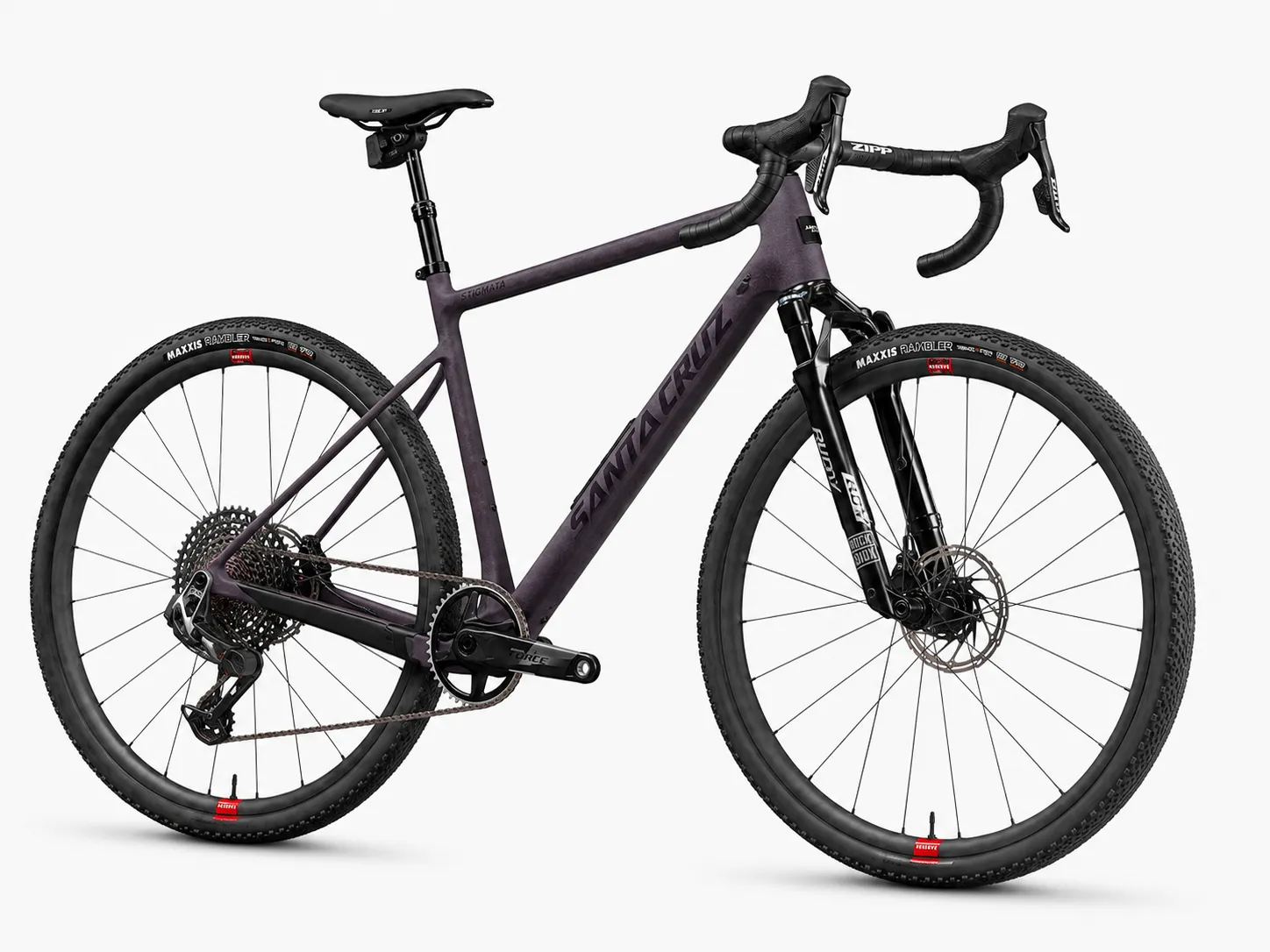 Santa Cruz Stigmata Force AXS Rudy RSV – Full-Spec Gravel Bike mit RockShox Rudy Ultimate XPLR, SRAM Reverb AXS Teleskopsattelstütze & Reserve 25|GR Carbon Laufrädern – Image 2