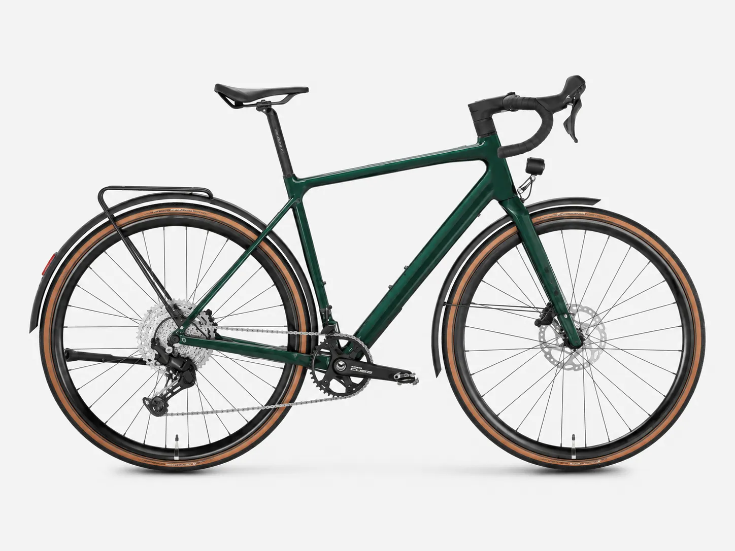 Rose Backroad AL Plus EQ – Voll ausgestattetes E-Gravel Bike mit Schutzblechen, Licht & Shimano CUES