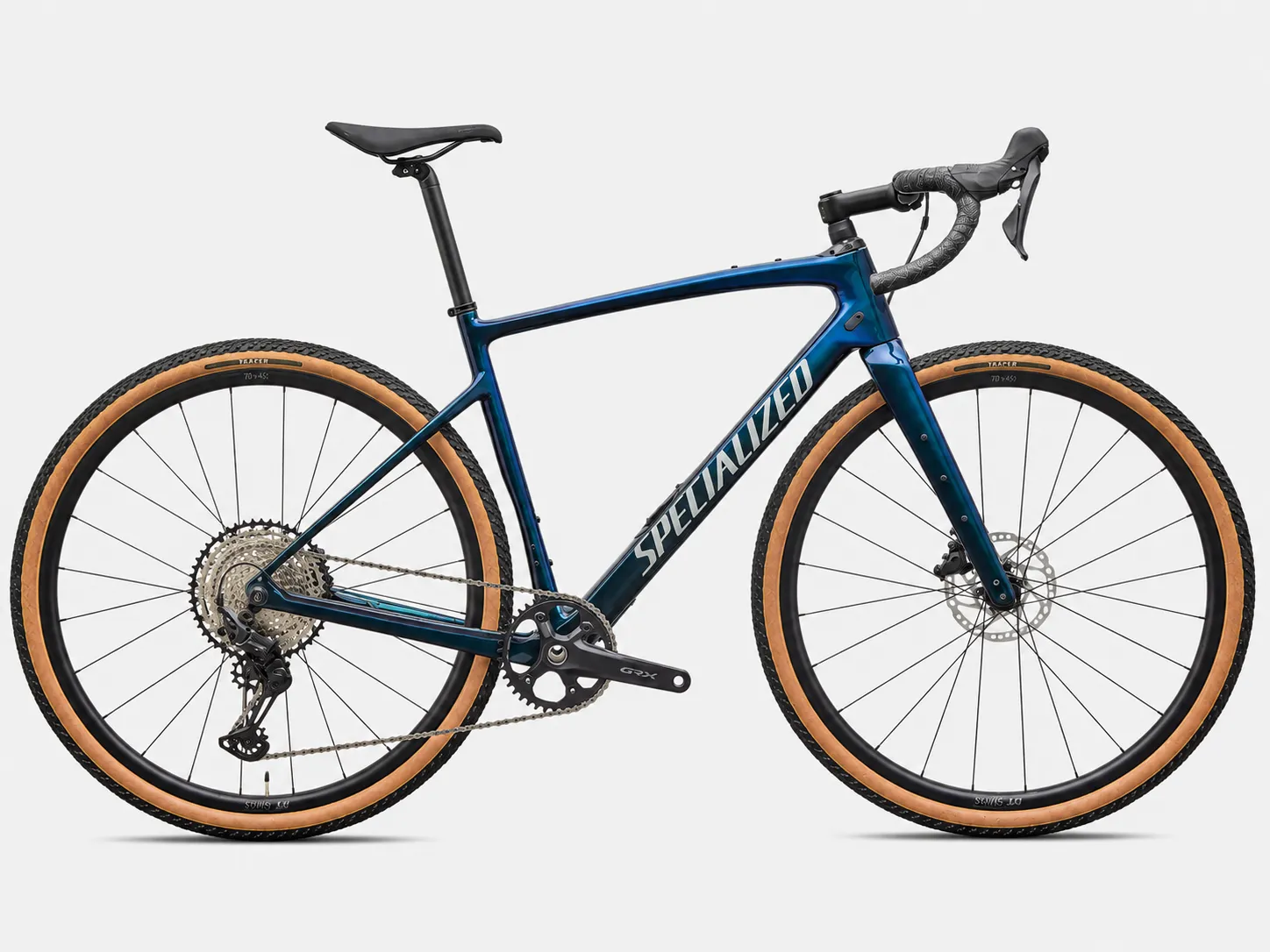 Specialized Diverge 4 Sport Carbon – Gravel Bike mit FACT 9r Carbonrahmen, Future Shock 3.1, SWAT 4.0 & Shimano GRX 1x12