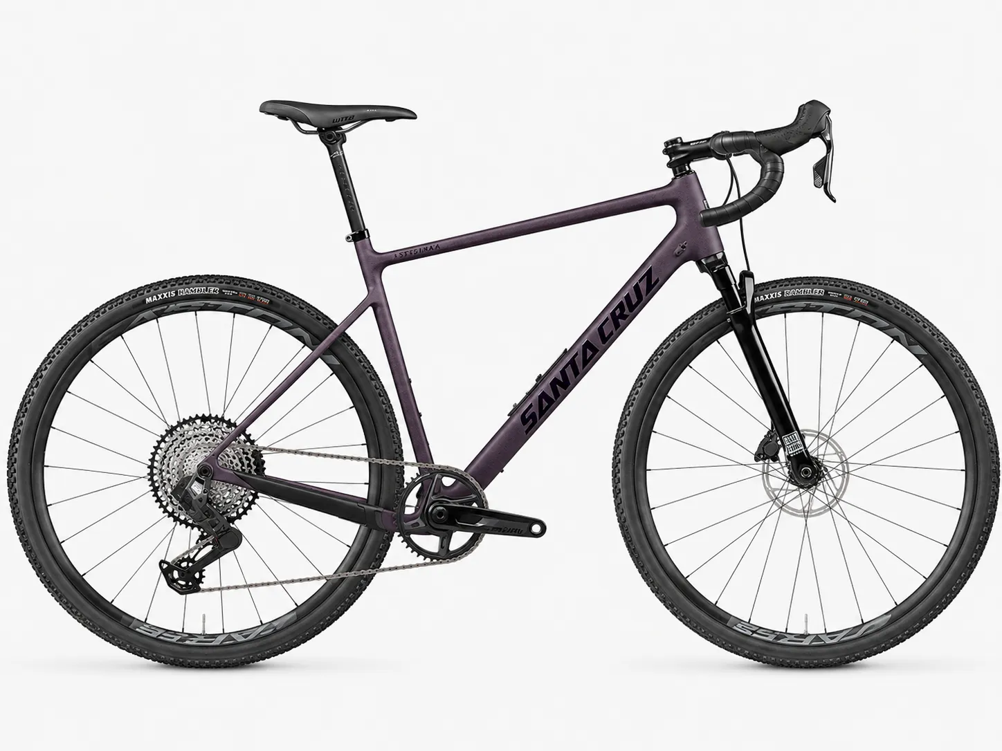 Santa Cruz Stigmata Rival AXS Rudy – Carbon CC Gravel Bike mit RockShox Rudy Base XPLR Federgabel (40 mm), SRAM GX Eagle AXS T-Type & Easton EC70 Carbon-Sattelstütze
