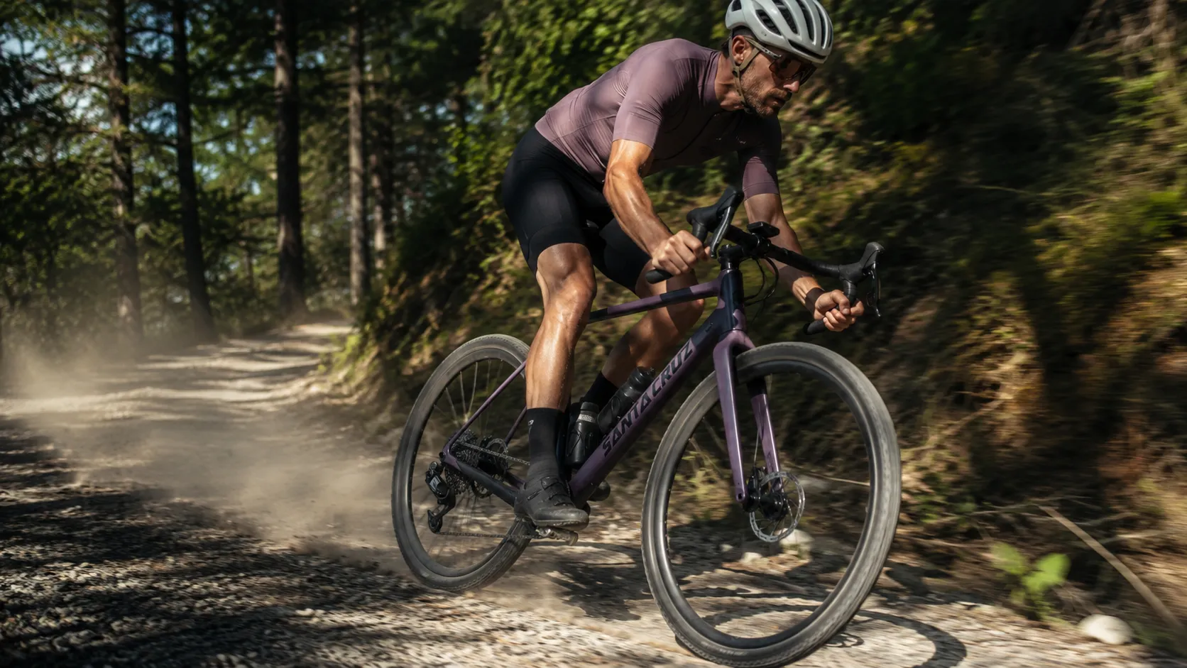 Santa Cruz Stigmata Apex – Carbon CC Gravel Bike mit SRAM Apex Eagle (1x12), RaceFace AR Offset 25 Laufrädern & Maxxis Rambler 45c – Image 5