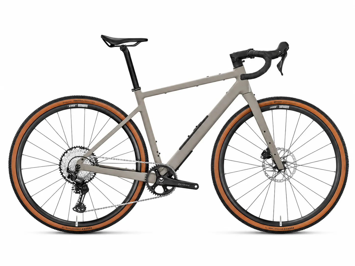 Rose Backroad AL GRX 610 – Aluminium Gravel Bike mit Shimano GRX 1x12 (10-51T), Rose G25 28" Laufrädern & Continental Terra Adventure 45c