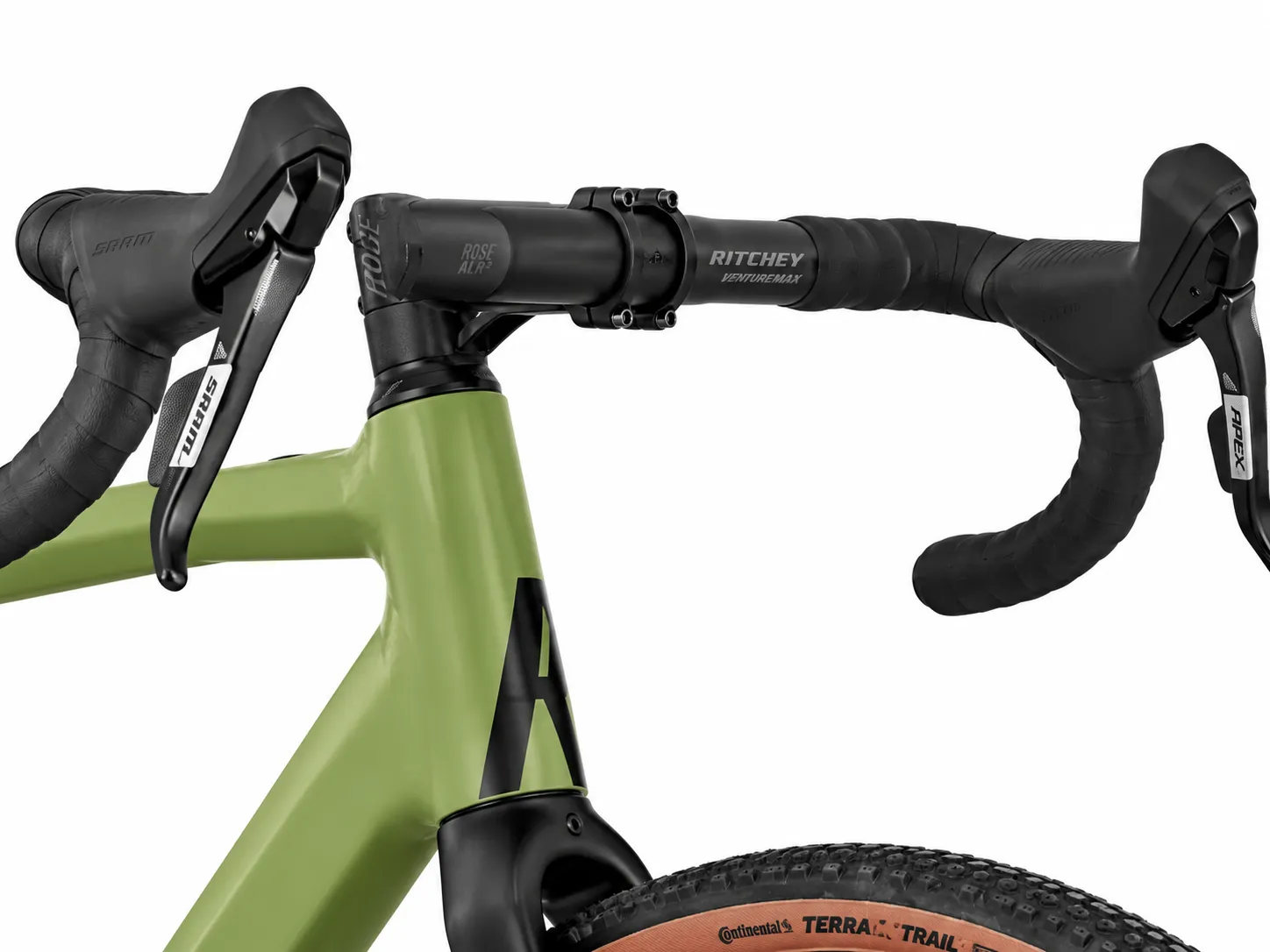 Rose Backroad AL APEX XPLR 1x12 – Aluminium Gravel Bike mit SRAM Apex XPLR (1x12), Ritchey Venture Max Cockpit & Continental Terra Trail 45c – Image 4