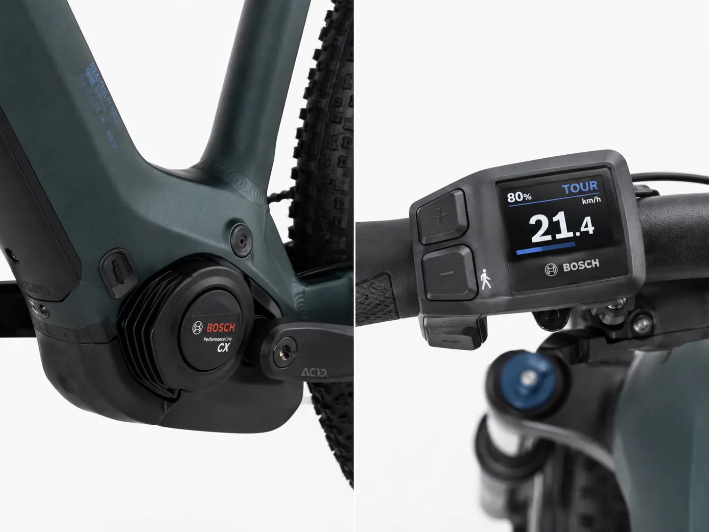 CUBE Reaction Hybrid ONE 800 Easy Entry – E-Hardtail MTB mit Bosch Performance Line CX (BDU38), PowerTube 800Wh, Shimano Cues 1x10 & SR Suntour XCM34 – Image 3