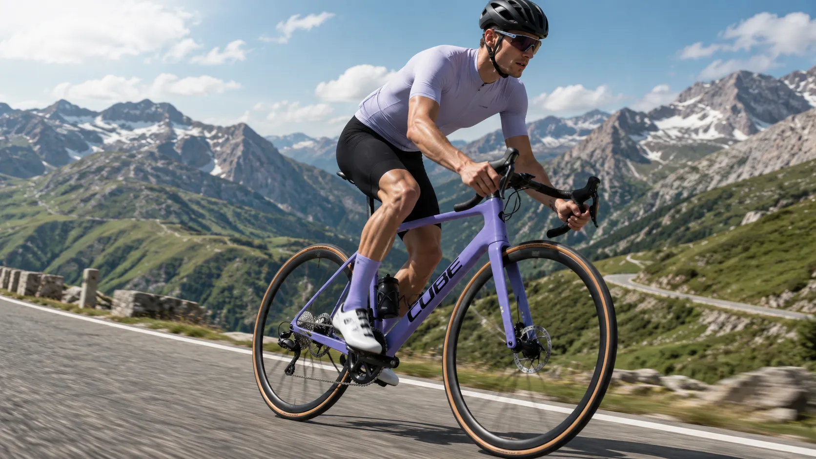 CUBE Attain C:62 SLX – High-End Carbon-Endurance-Rennrad mit Shimano 105 Di2 2x12, Newmen Carbon Cockpit & Newmen Evolution R.35 Laufrädern – Bild 5