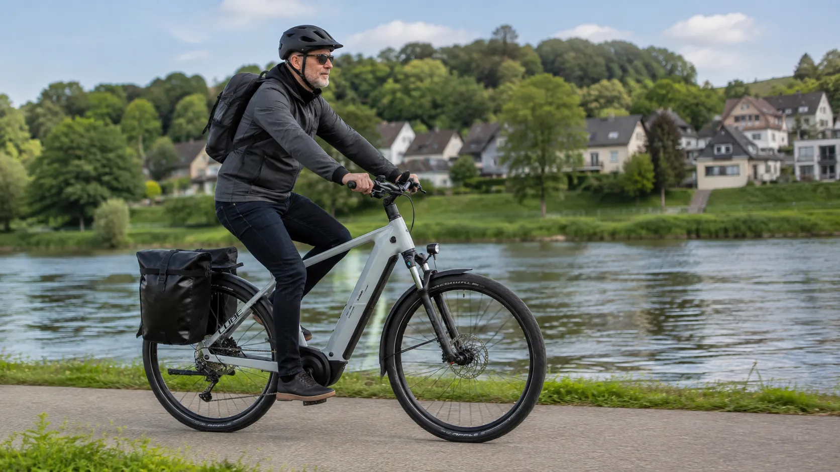 CUBE Kathmandu Hybrid EXC 800 – Premium E-Touring Bike mit Bosch CX (BDU38), PowerTube 800Wh, Magura MT C ABS & SR Suntour Mobie 35 – Image 5