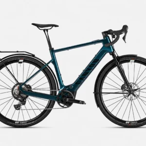 Canyon Grizl:ONfly CF Daily – E-Gravel Commuter Bike mit Karbonrahmen, Bosch SX, Shimano GRX 12s, Schutzblechen & Gepäckträger