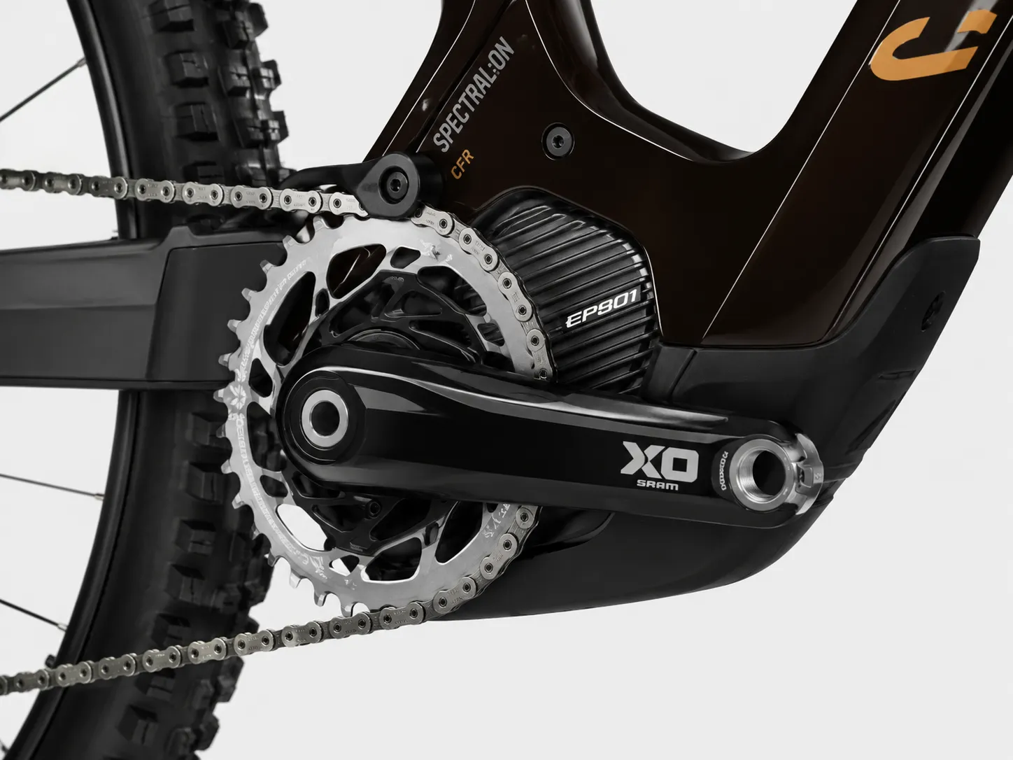 Canyon Spectral:ON CFR – High-End E-MTB mit CFR-Karbonrahmen, Shimano EP801, SRAM X0 Eagle AXS Transmission & Fox 38 Factory – Image 3