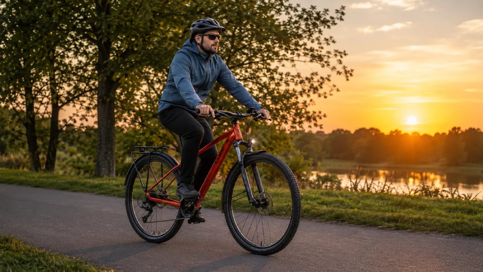 CUBE Aim ONE FE – Voll ausgestattetes Allround-MTB mit SR Suntour XCE 100mm, Shimano 2x8 Schaltung, Nabendynamo & Schutzblechen – Image 5