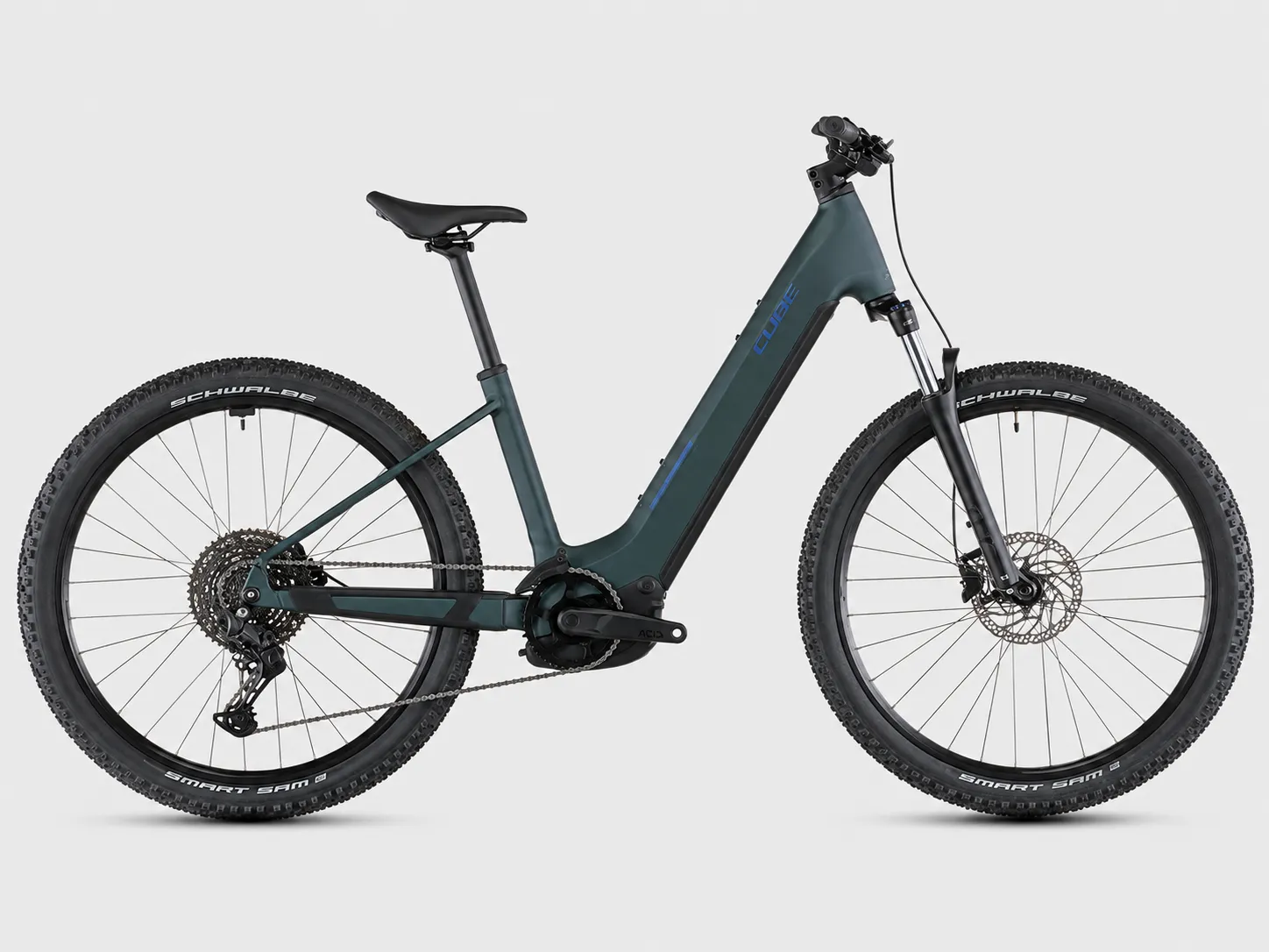 CUBE Reaction Hybrid ONE 800 Easy Entry – E-Hardtail MTB mit Bosch Performance Line CX (BDU38), PowerTube 800Wh, Shimano Cues 1x10 & SR Suntour XCM34