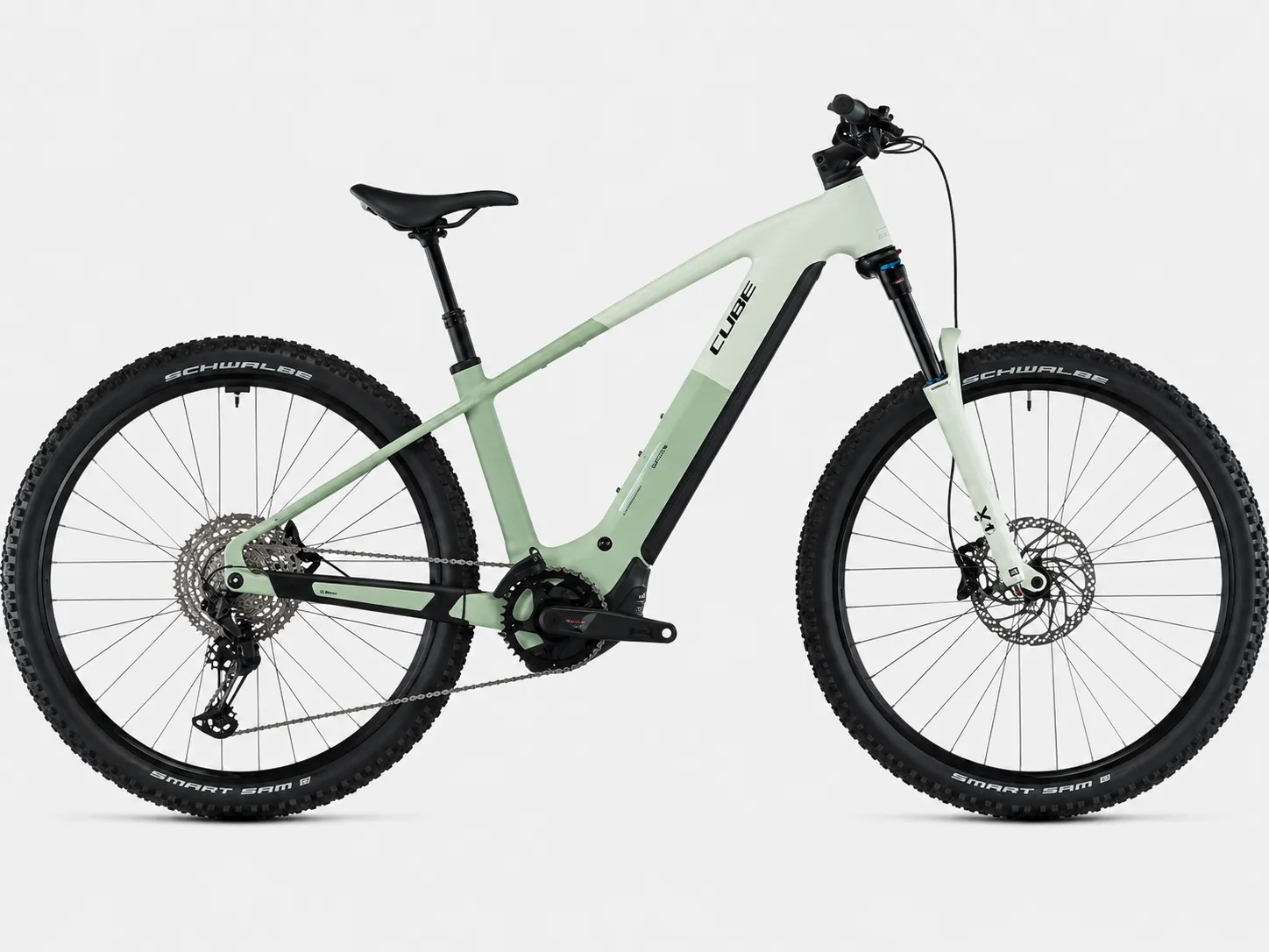 CUBE Reaction Hybrid Pro 800 – E-Hardtail MTB mit Bosch Performance Line CX (BDU38), PowerTube 800Wh, Shimano XT 1x12 & Teleskopsattelstütze