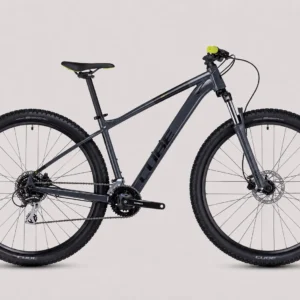 CUBE Aim Pro – Vielseitiges Aluminium Hardtail MTB mit SR Suntour XCT 100mm, Shimano 2x8 Schaltung & Hydraulischen Tektro Scheibenbremsen