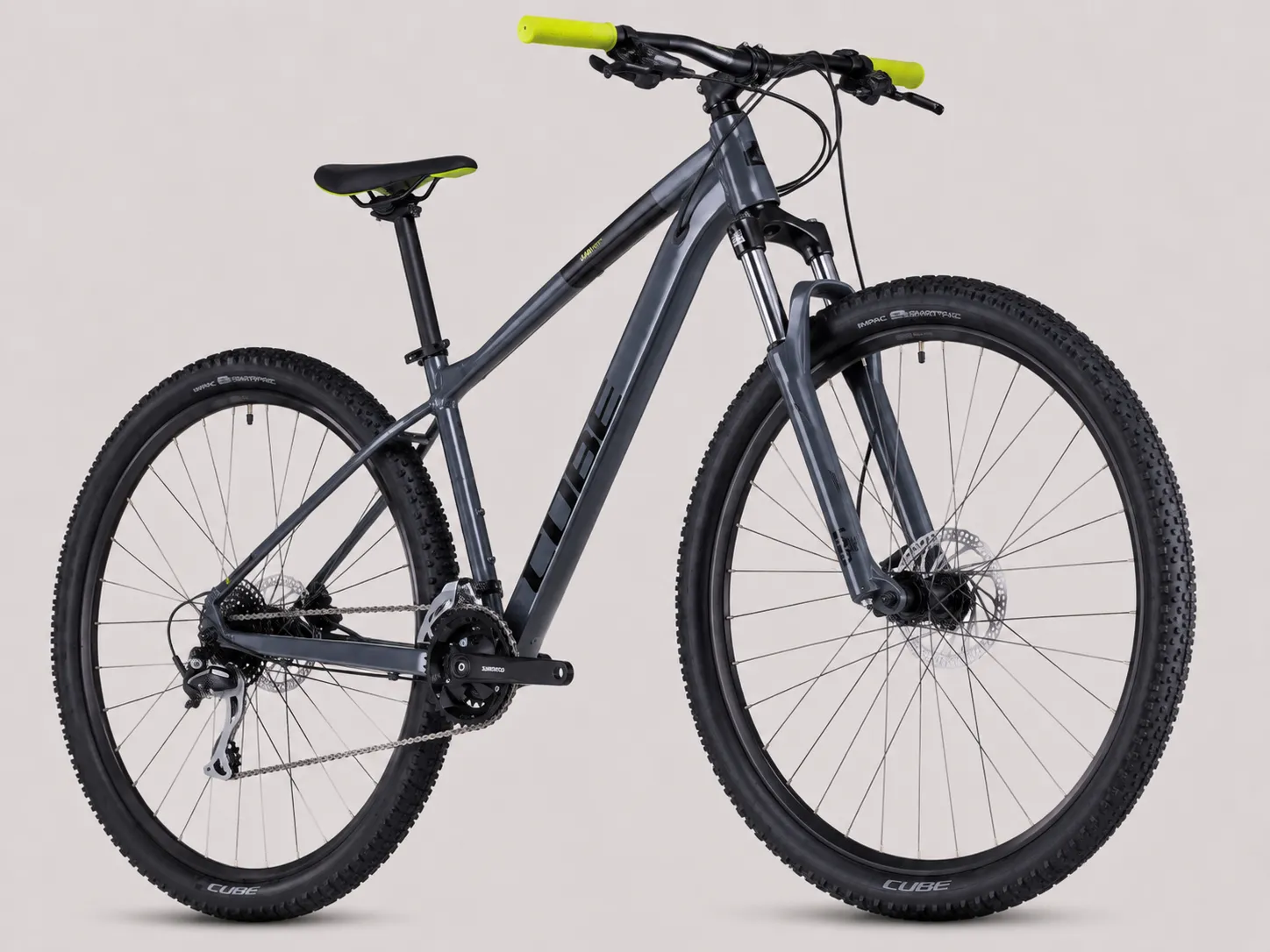 CUBE Aim Pro – Vielseitiges Aluminium Hardtail MTB mit SR Suntour XCT 100mm, Shimano 2x8 Schaltung & Hydraulischen Tektro Scheibenbremsen – Image 2