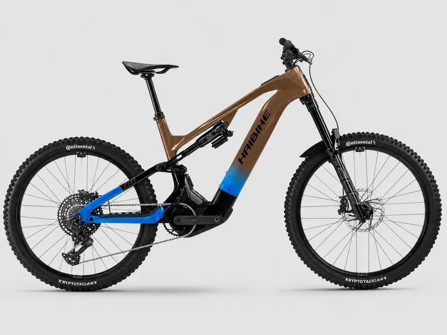 Haibike HYBE CF 9 (2026) – Carbon E-Enduro mit Bosch Performance CX, 800Wh PowerTube, SRAM S1000 Eagle AXS T-Type & RockShox ZEB Select