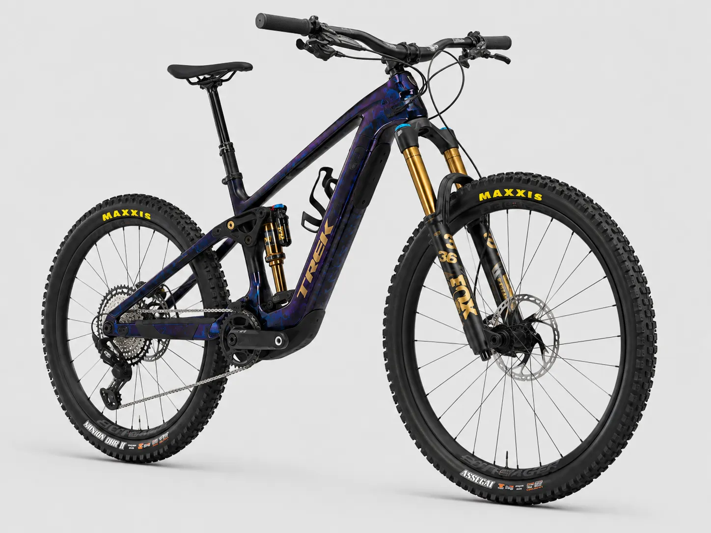 Trek Fuel+ MX 9.8 XT Gen 2 – Carbon Mullet Light-E-MTB mit OCLV Mountain Carbon, TQ-HPR60 580Wh, Fox Factory 36 Kashima & Shimano XT M8220 4-Piston – Image 2