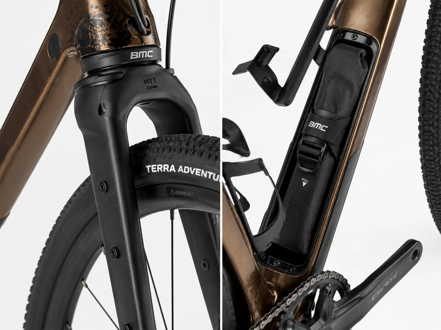 BMC URS 01 LT TWO – Carbon Gravel Bike mit MTT Federgabel (20mm), MTT Hinterbau & Shimano GRX RX610 1x12 – Image 3