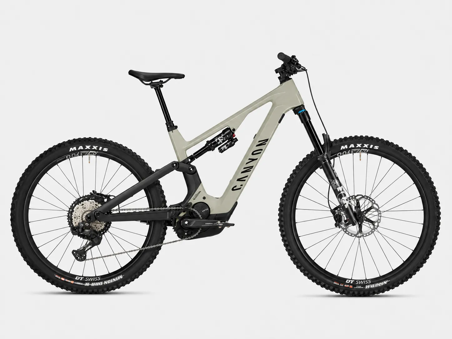 Canyon Spectral:ON CF 9 Di2 – E-MTB mit Karbonrahmen, Shimano EP801, elektronischer Shimano Deore XT Di2 & Fox 38 Performance Elite