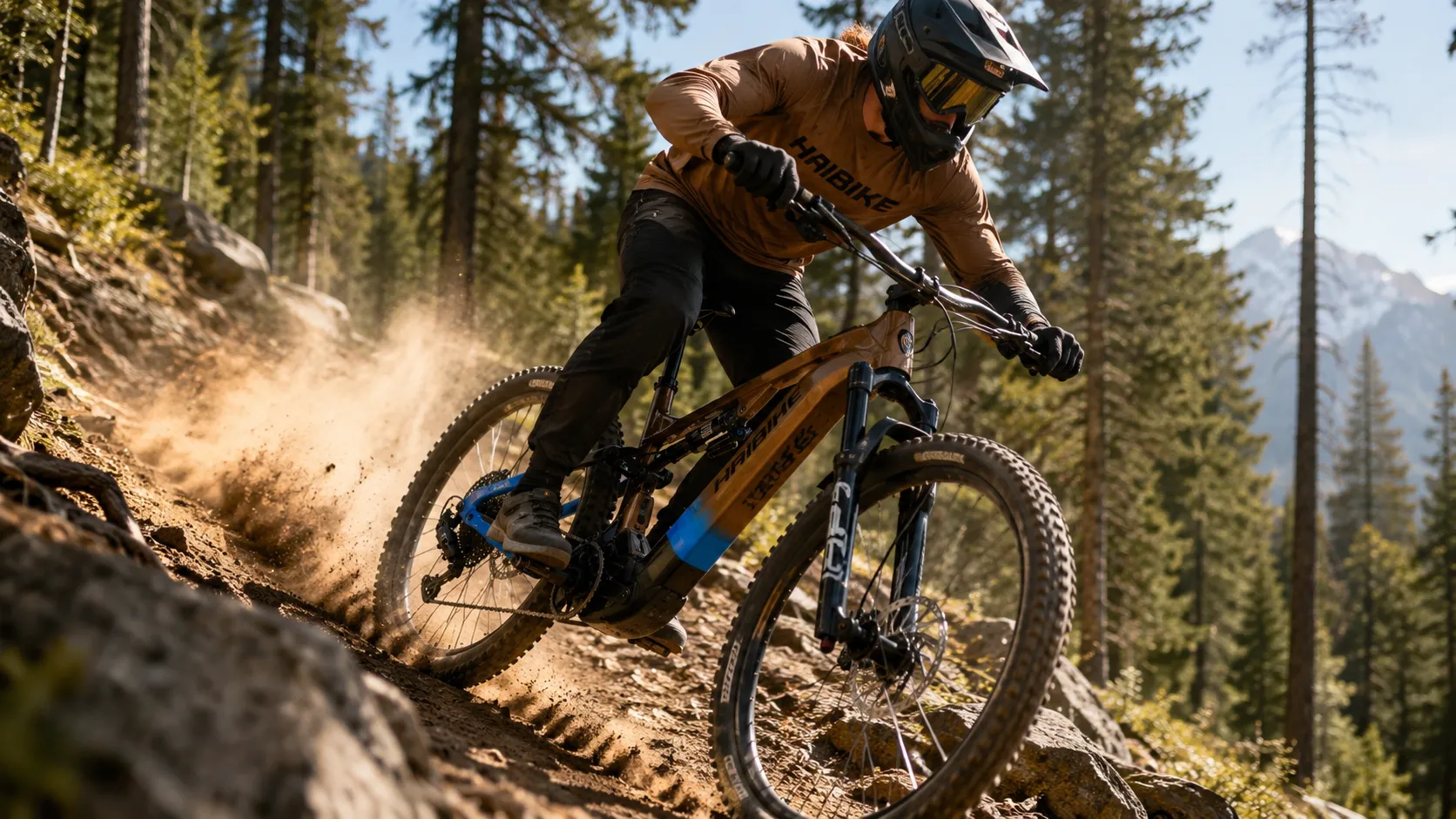 Haibike HYBE CF 9 (2026) – Carbon E-Enduro mit Bosch Performance CX, 800Wh PowerTube, SRAM S1000 Eagle AXS T-Type & RockShox ZEB Select – Image 5