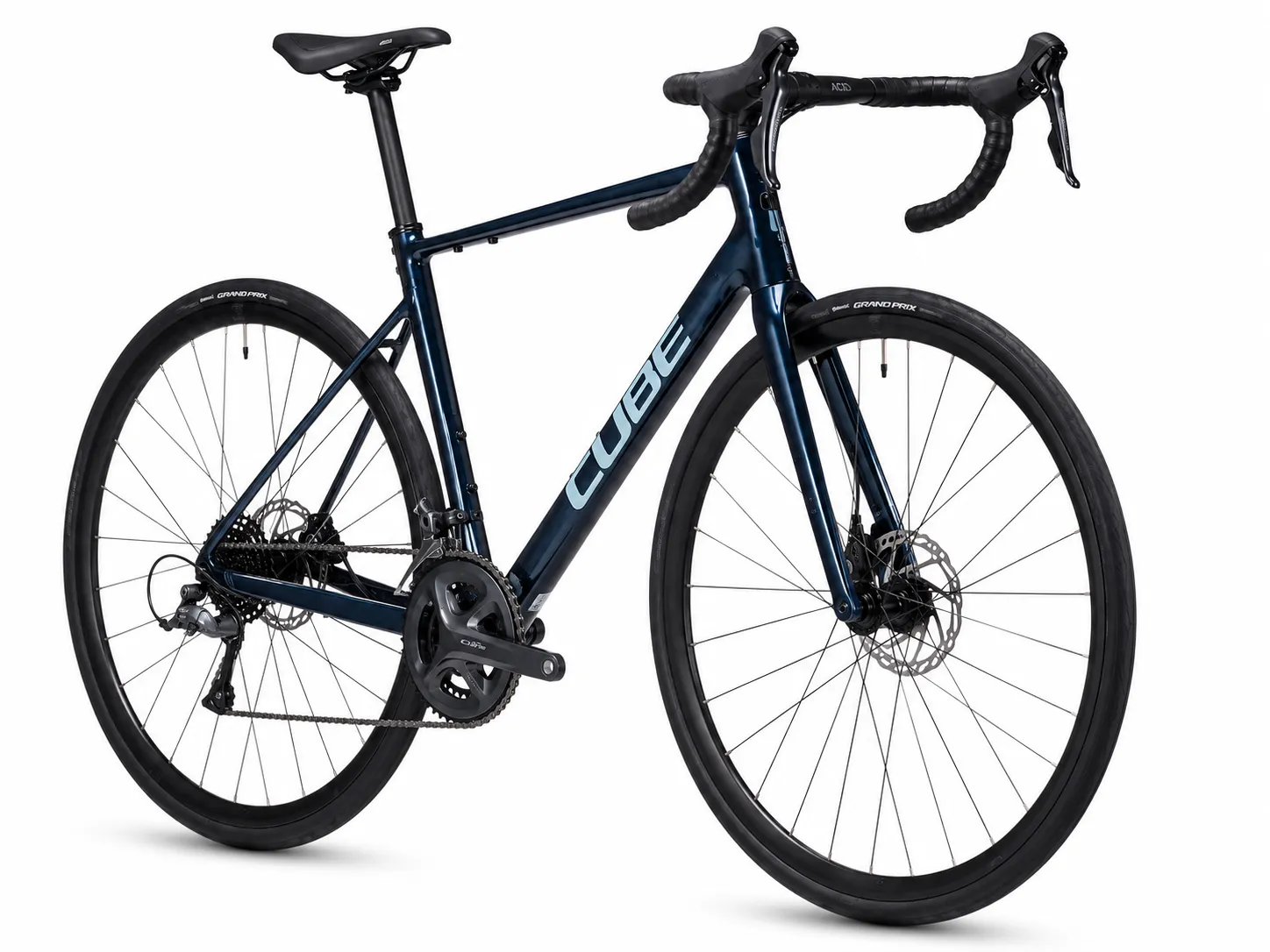 CUBE Attain Pro – Modernes Endurance-Rennrad mit Vollcarbon-Gabel, Shimano Claris 16-Speed, Tektro Disc Brakes & Conti Grand Prix Reifen – Bild 2