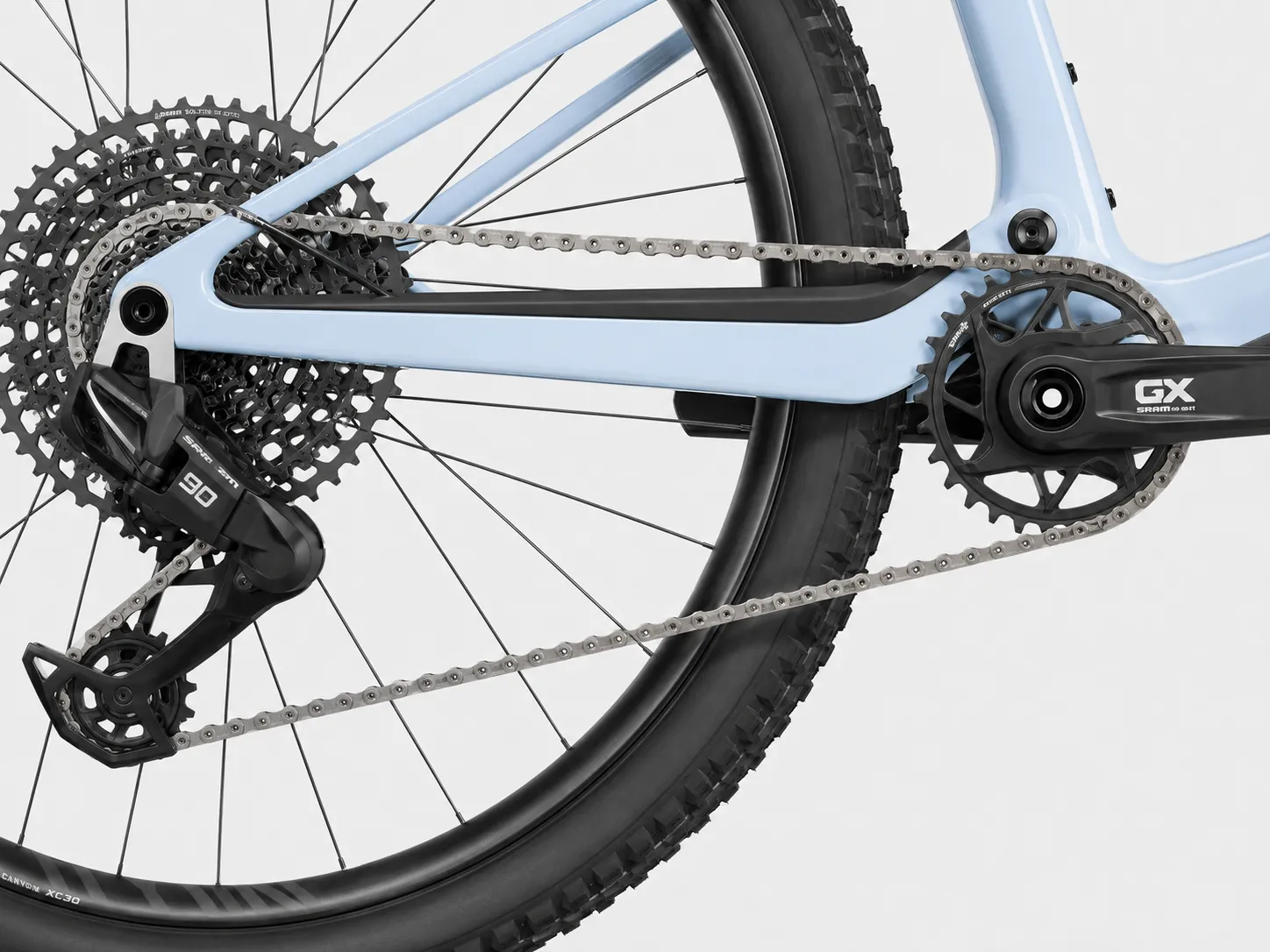 Canyon Lux Trail CF 7 – High-Performance Downcountry Carbon Fully mit FOX 36 SL Performance 140mm, SRAM Eagle 90 Transmission & Canyon XC 30 CF Carbon-Laufrädern – Image 4