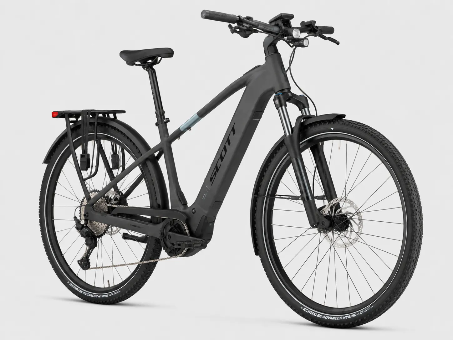 SCOTT Axis 20 – E-Trekkingbike mit Bosch Performance CX, 600Wh Akku, Shimano Deore 12V & Intuvia 100 – Image 2