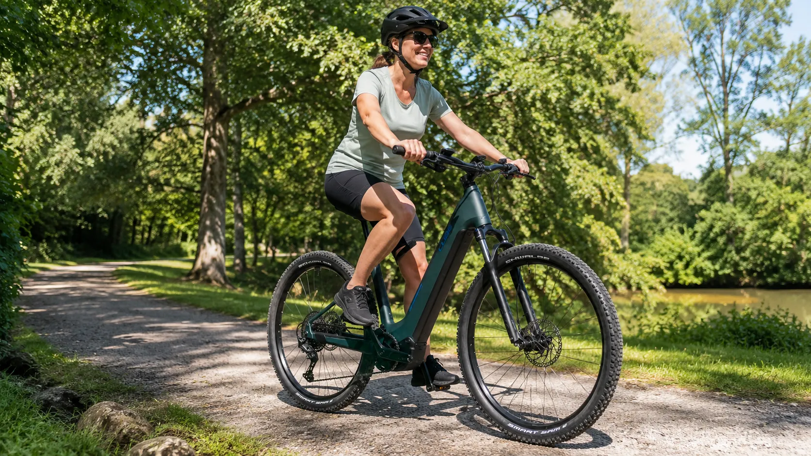CUBE Reaction Hybrid ONE 800 Easy Entry – E-Hardtail MTB mit Bosch Performance Line CX (BDU38), PowerTube 800Wh, Shimano Cues 1x10 & SR Suntour XCM34 – Image 5
