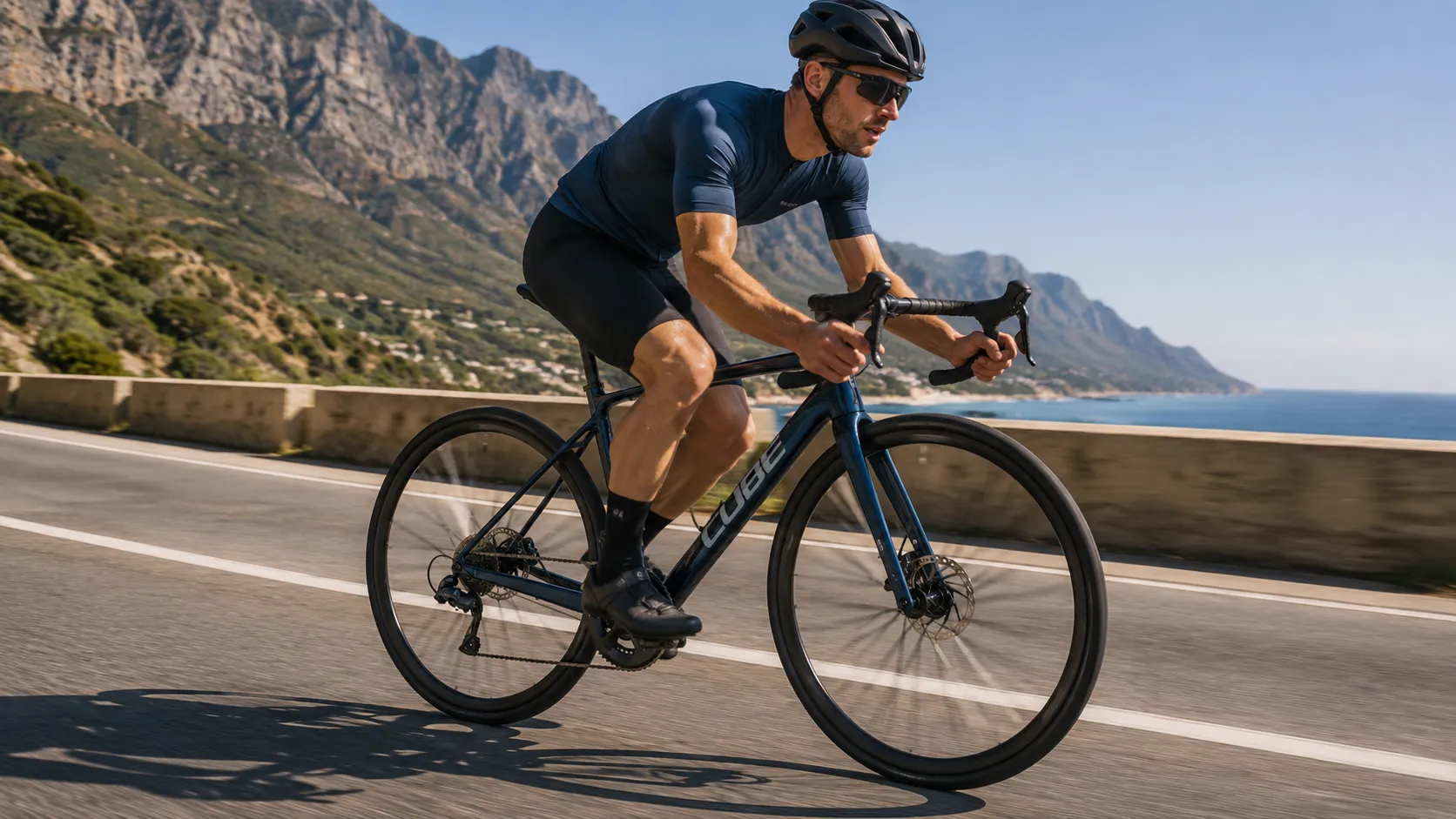 CUBE Attain Pro – Modernes Endurance-Rennrad mit Vollcarbon-Gabel, Shimano Claris 16-Speed, Tektro Disc Brakes & Conti Grand Prix Reifen – Bild 5