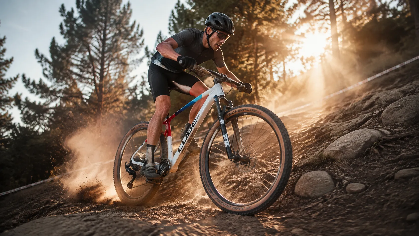 CUBE Reaction C:62 SLX – Carbon Hardtail MTB mit Sram GX/X0 Eagle AXS Transmission, Fox 32 SC Float Performance, Magura MT8 Pro & Unter 10 kg – Image 5