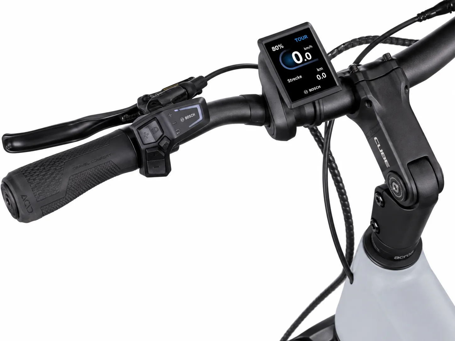CUBE Kathmandu Hybrid EXC 800 – Premium E-Touring Bike mit Bosch CX (BDU38), PowerTube 800Wh, Magura MT C ABS & SR Suntour Mobie 35 – Image 4