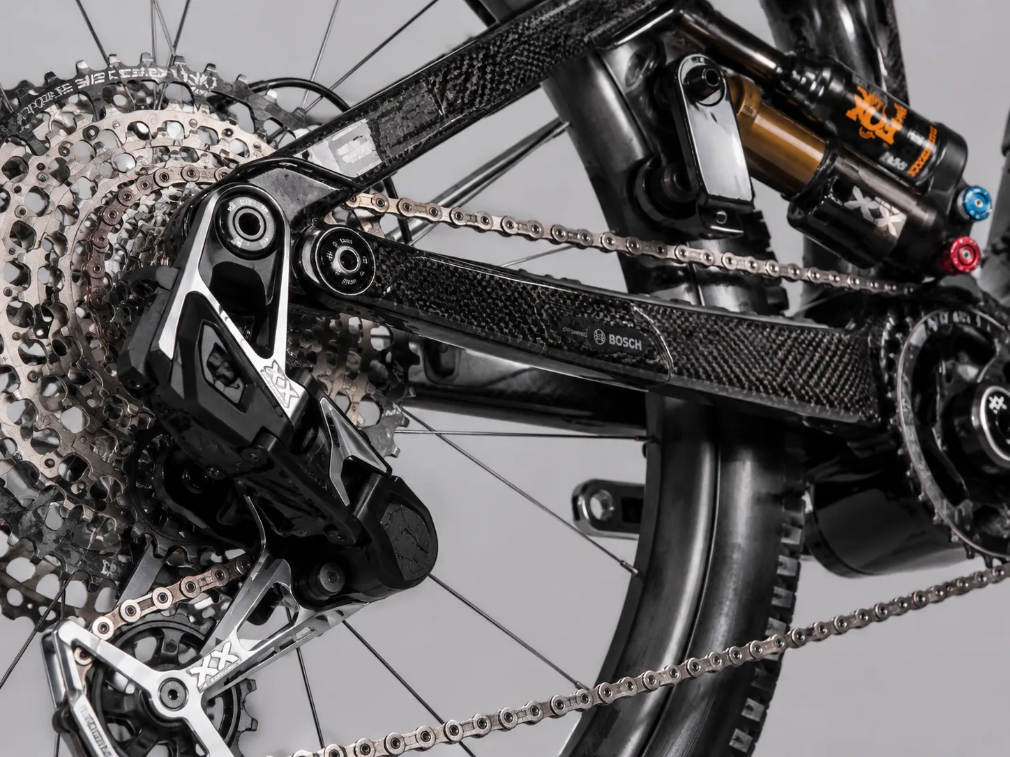 CUBE Stereo Hybrid ONE44 HPC SLT 800 – Ultra Flagship Carbon E-MTB mit Bosch CX-R (BDU38), 800Wh, Fox Factory Kashima & SRAM XX AXS Transmission – Image 3