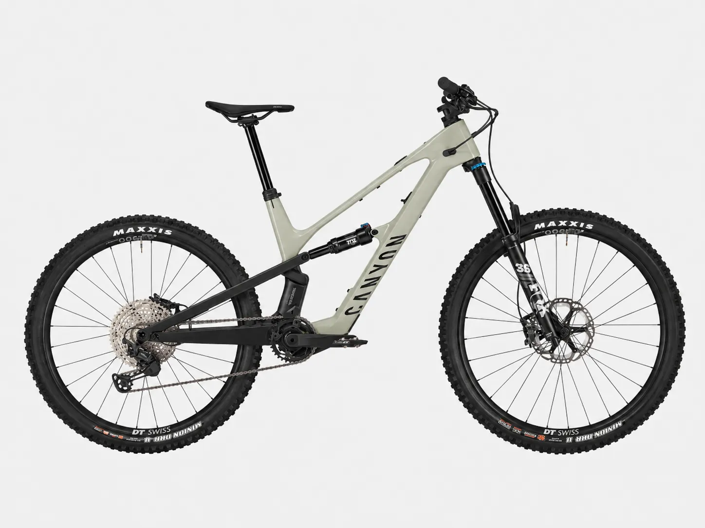 Canyon Spectral:ONfly CF 9 – Leichtes Light-E-MTB mit Karbonrahmen, TQ HPR50, FOX 36 Performance, DT Swiss & Shimano XT 4-Kolben